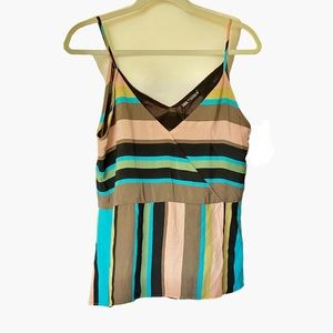 ZARA Stripe Wrap Tank (NWT)